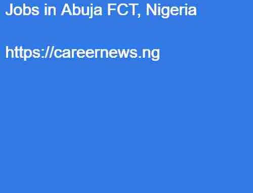 Jobs in Abuja